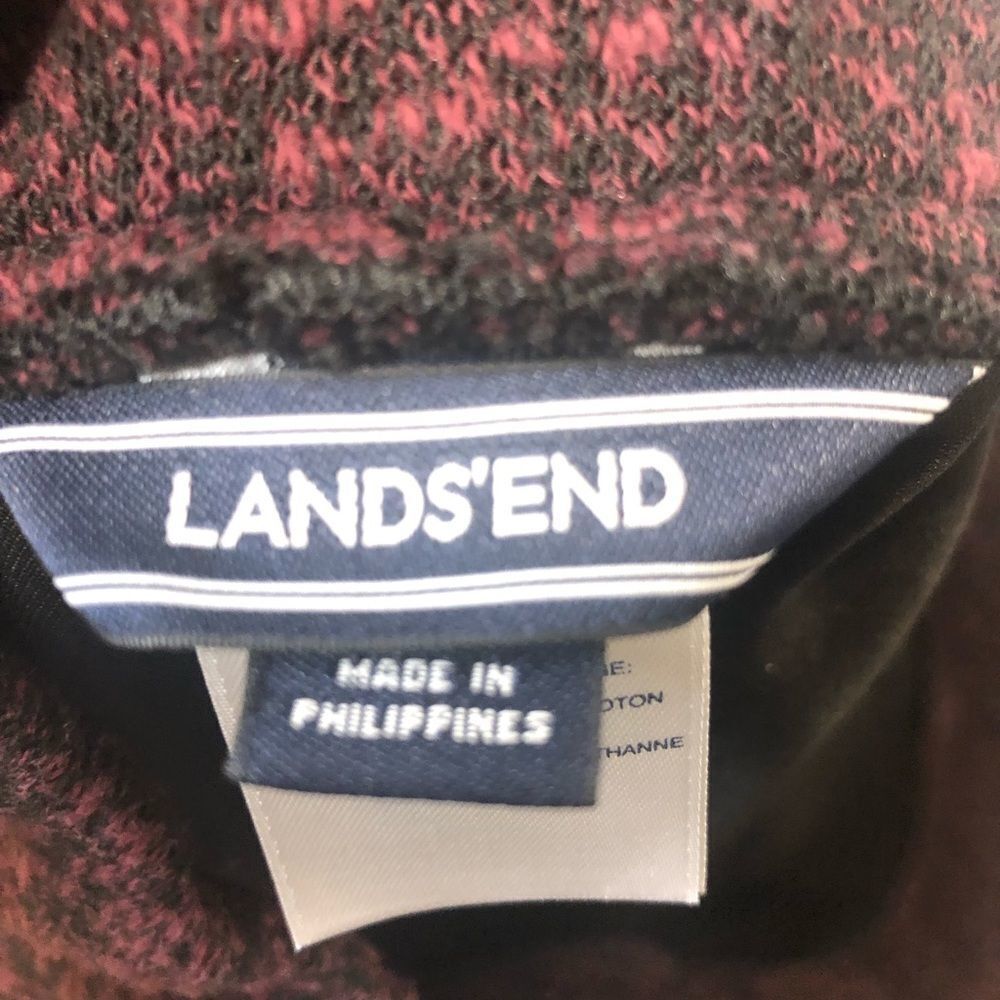 Lands’ End midi burgundy skirt, size small - Picture 6 of 8